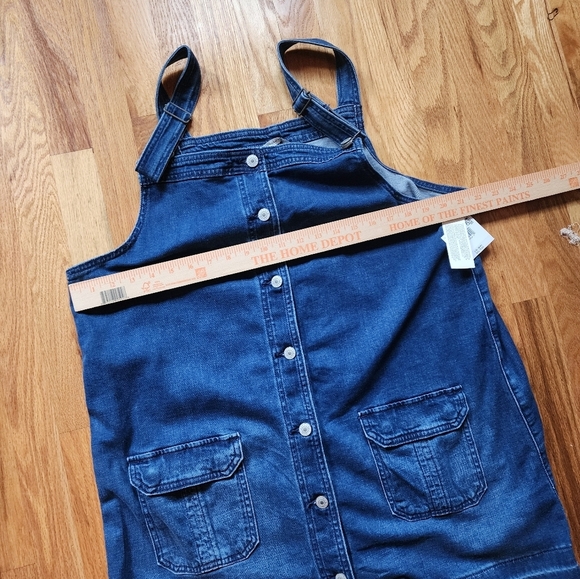 American Eagle Denim Overall Skirt Size Xl Cowgirl Country NWT - Picture 9 of 10